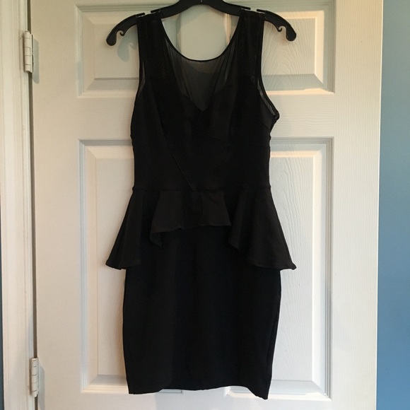 Bebe Bodycon Peplum Dress - Picture 1 of 2